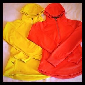 Half zip pullovers